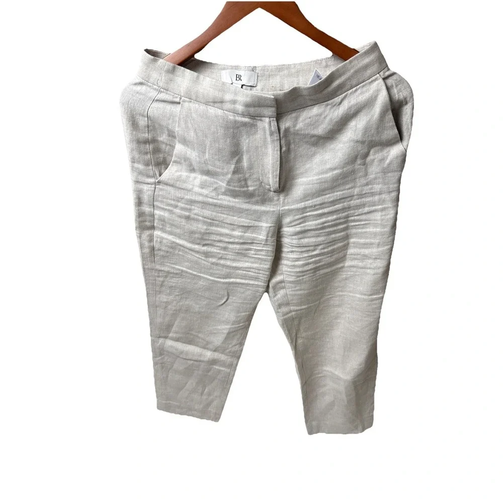 BR Banana Republic Women's 100% Linen Pants Size 2